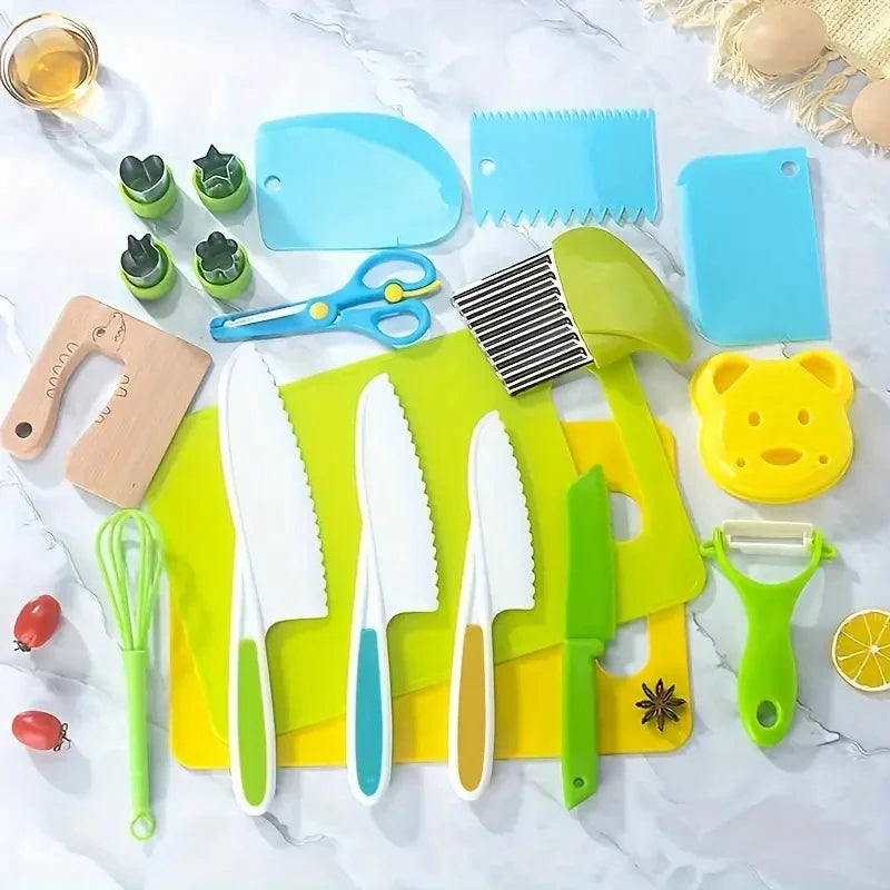 MINICHEF SET ™ - CUCHILLOS PARA NIÑOS MONTESSORI