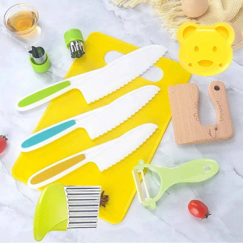 MINICHEF SET ™ - CUCHILLOS PARA NIÑOS MONTESSORI