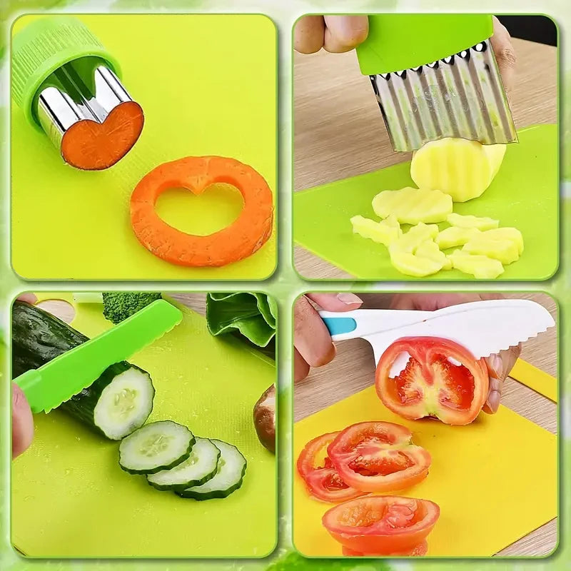 MINICHEF SET ™ - CUCHILLOS PARA NIÑOS MONTESSORI