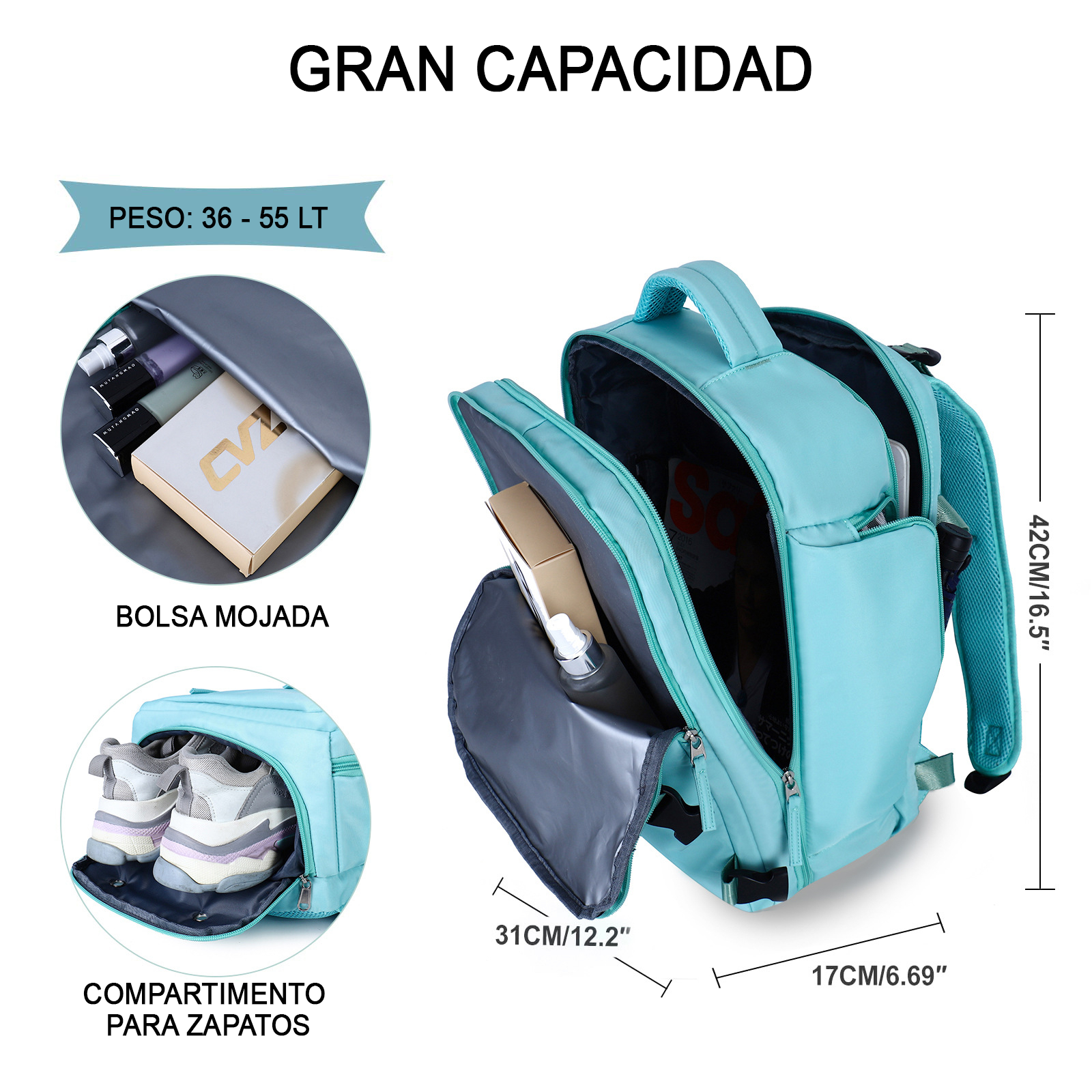 MOCHILA DE VIAJE ✈️ | ULTIMAS UNIDADES